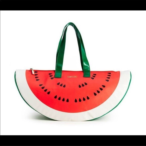 ban.do Handbags - Ban.do Watermelon Cooler Tote Bag Like New